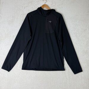 ARC'TERYX Men L Delta Pullover Hoody $180 Lightweight Breathable Durable Soft